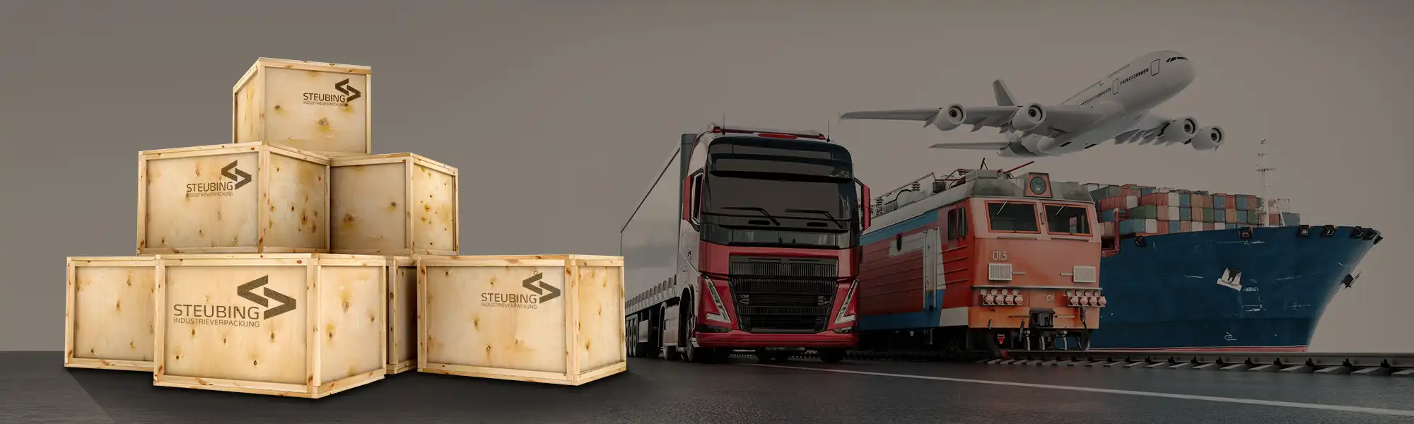 Steubing Industrieverpackung - Transport per Luft, Straße und Schiff Steubing Industrieverpackung - Transport per Luft, Straße und Schiff